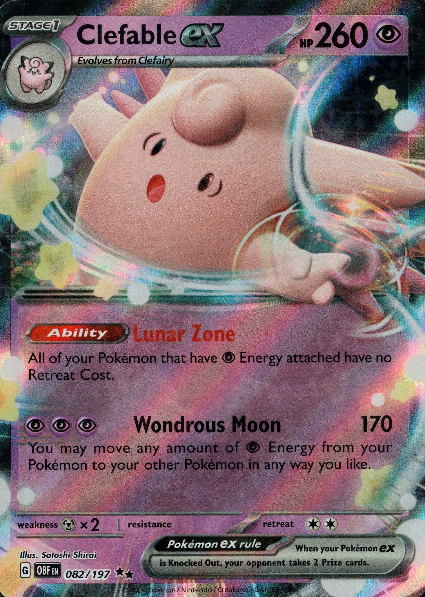 Clefable EX 082/197 – Chicago Card Collectors