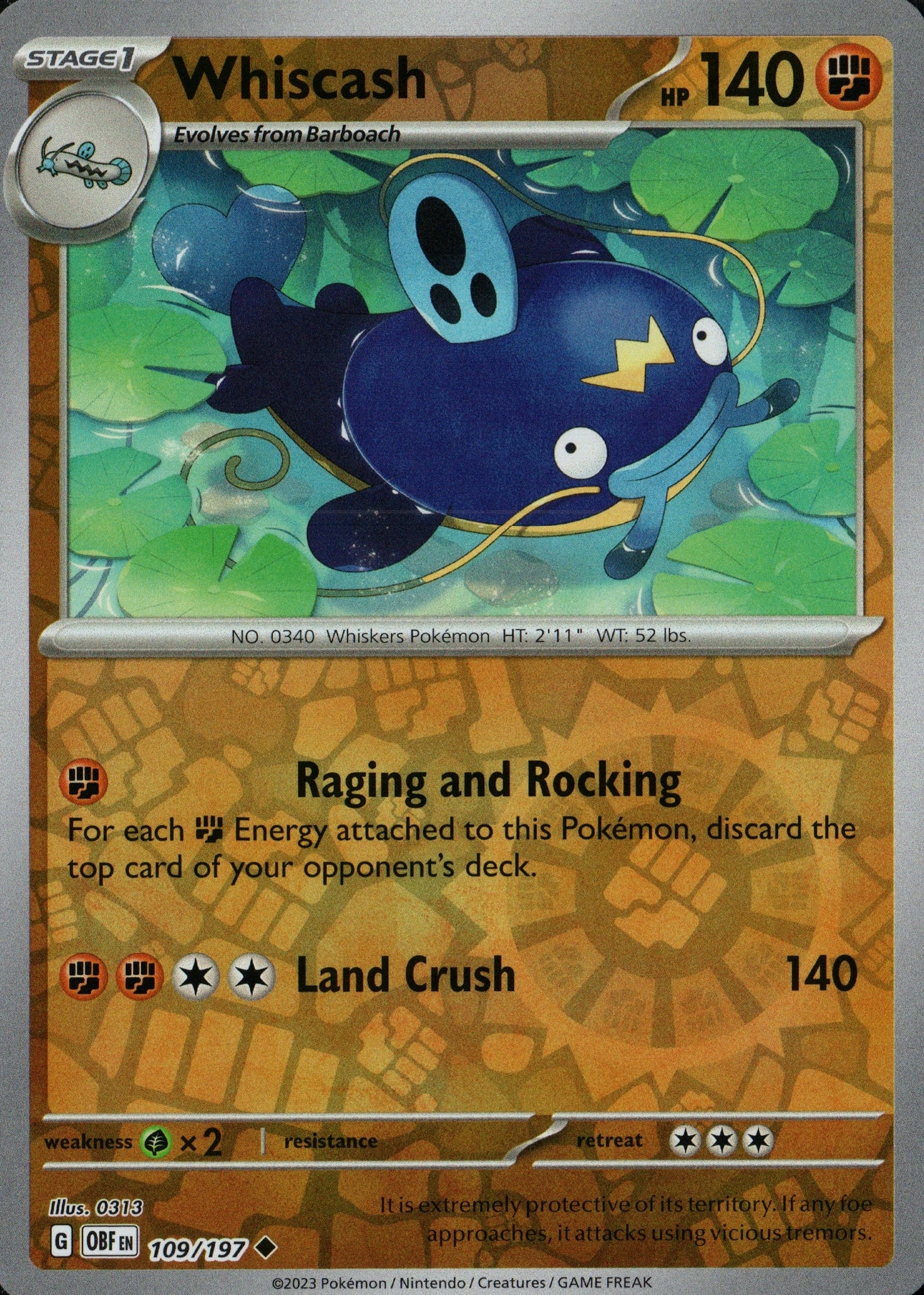 Whiscash 109/197