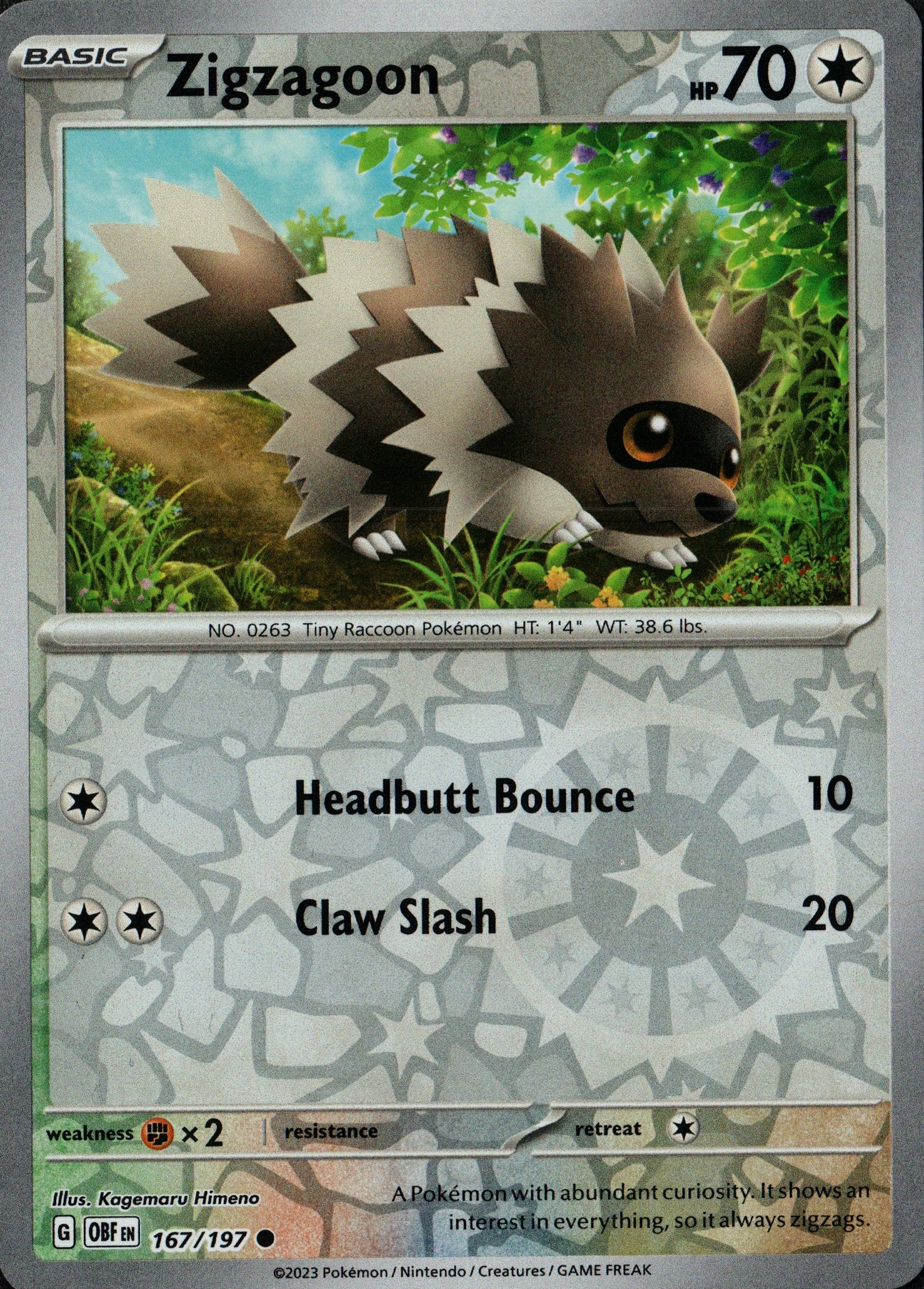 Zigzagoon 167/197
