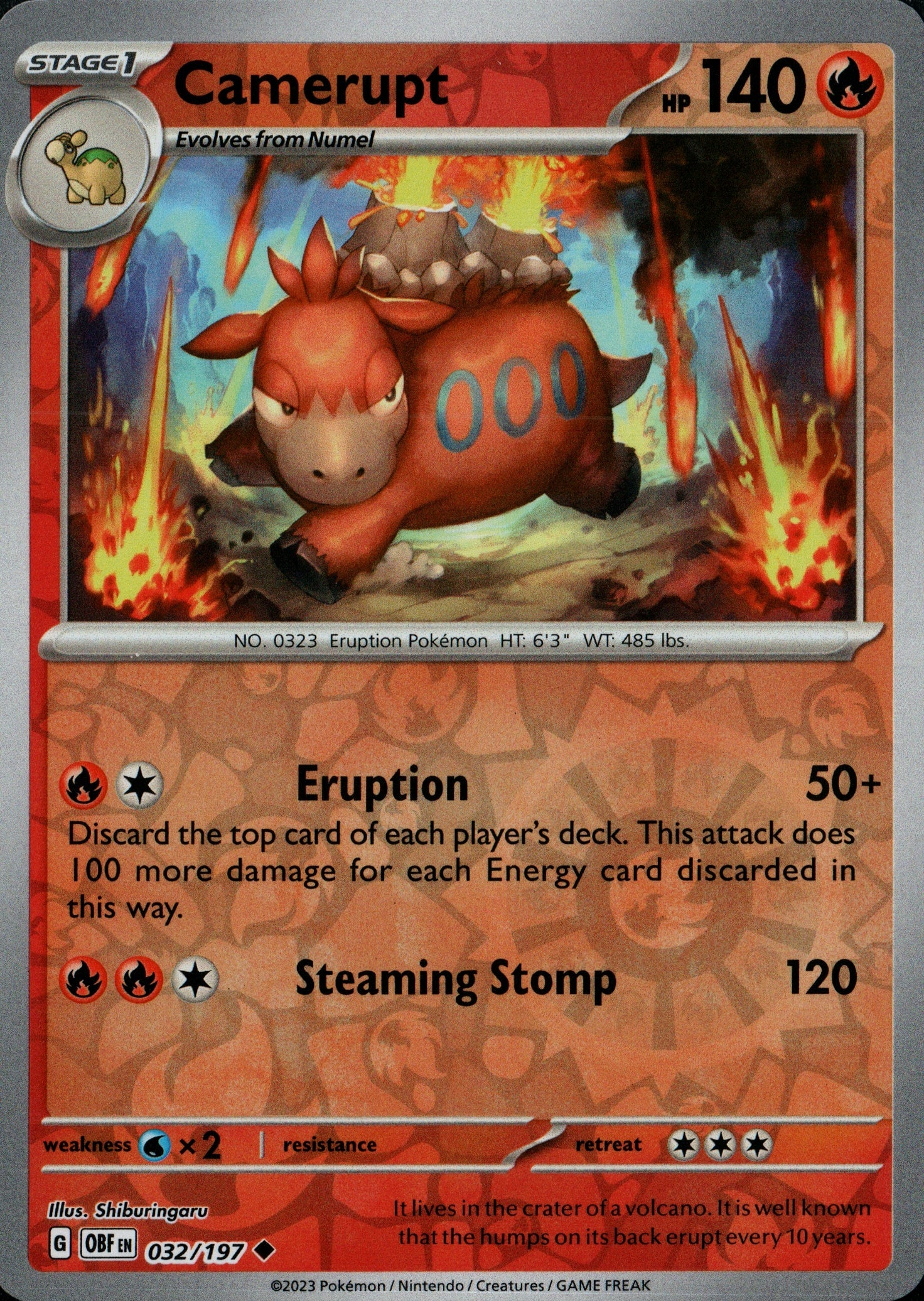 Camerupt 032/197