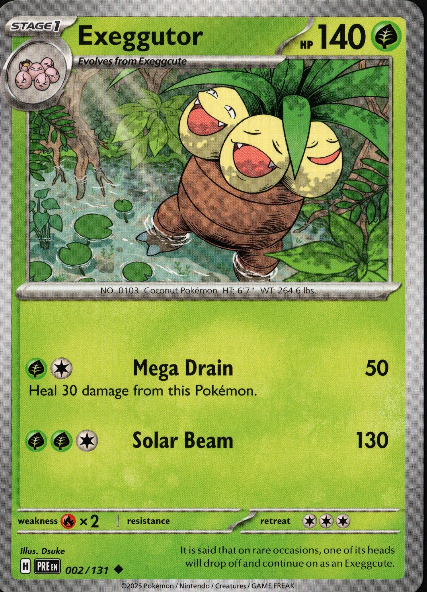 Exeggutor 002/131 – Chicago Card Collectors