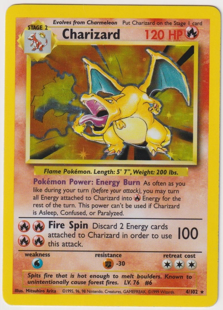 Charizard Unlimited Base Set – Chicago Card Collectors